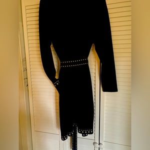 I.N.C black studded cardigan